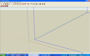 After loading the model into Sketchup